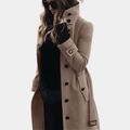Johanna | Damen Zeitlose Trench Jacke mit Gürtel