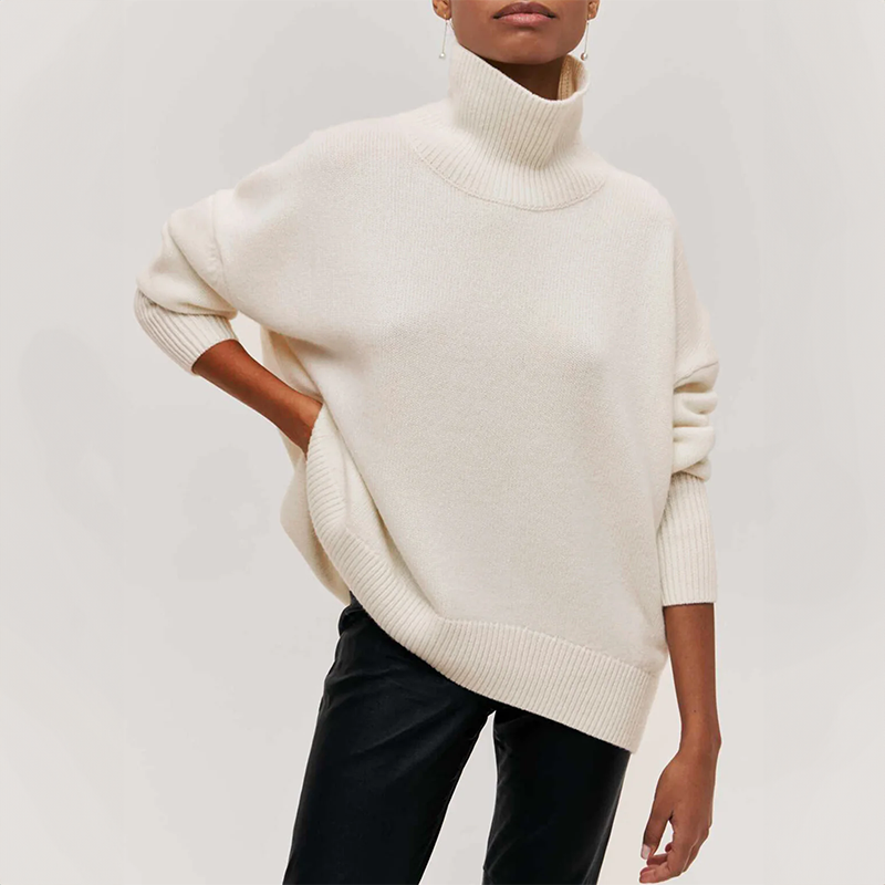 Amelia | Eleganter Strick-Dolcevita-Pullover