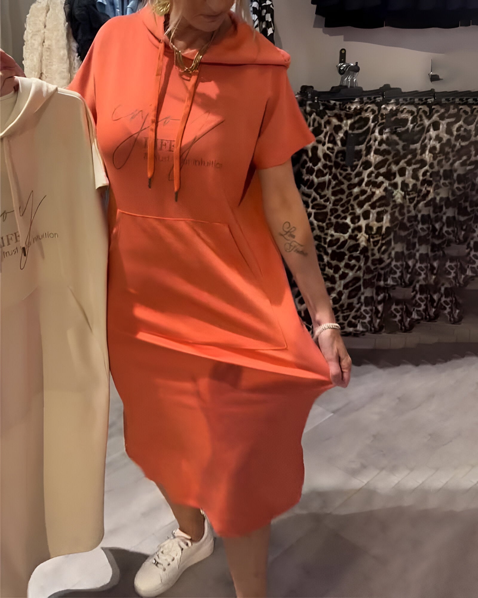 Becky | Lässiges Hoodie-Kleid