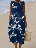 Tess – Stilvolles Midi-Kleid mit floralem Design
