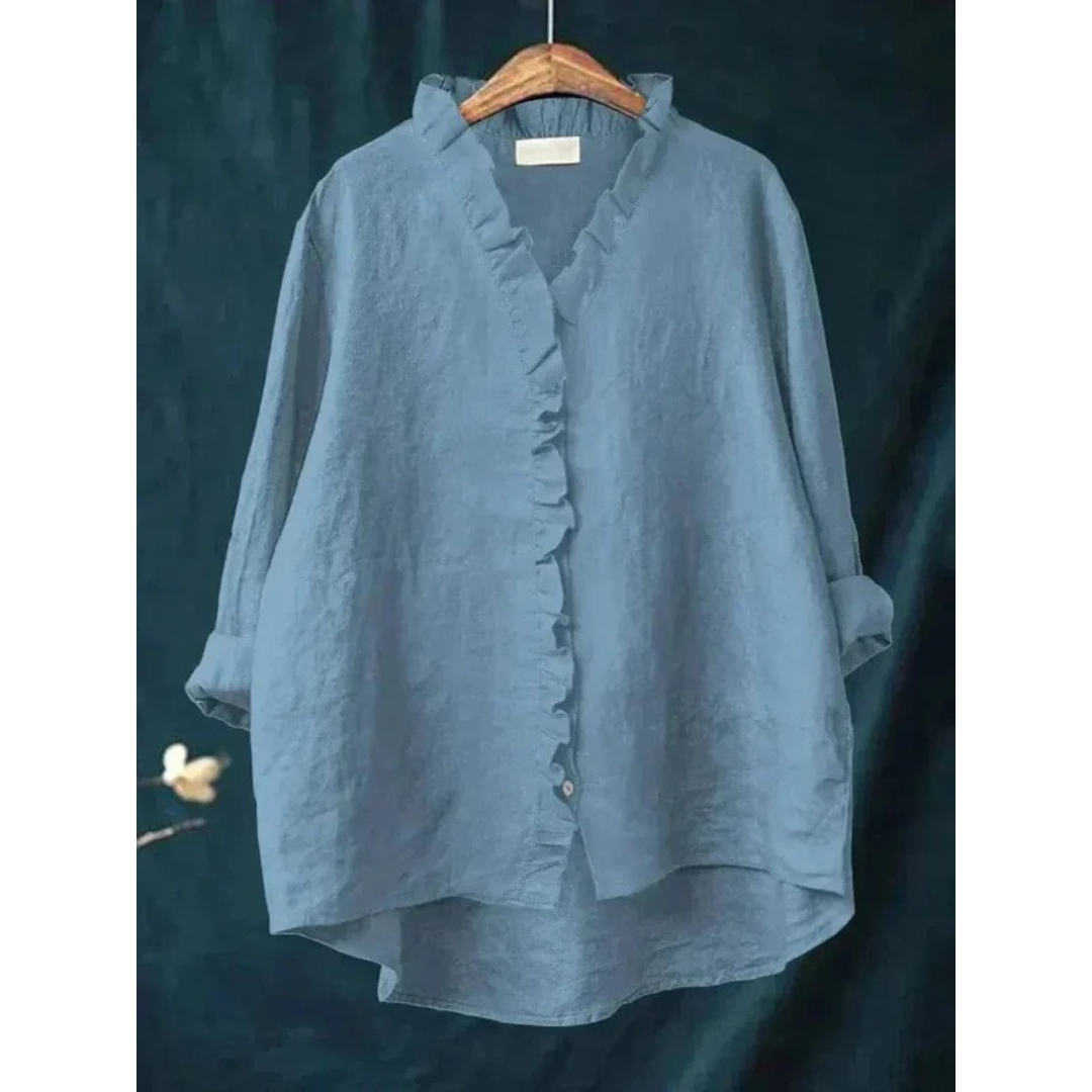 Désirée | Damen Sommerbluse Mit Volants