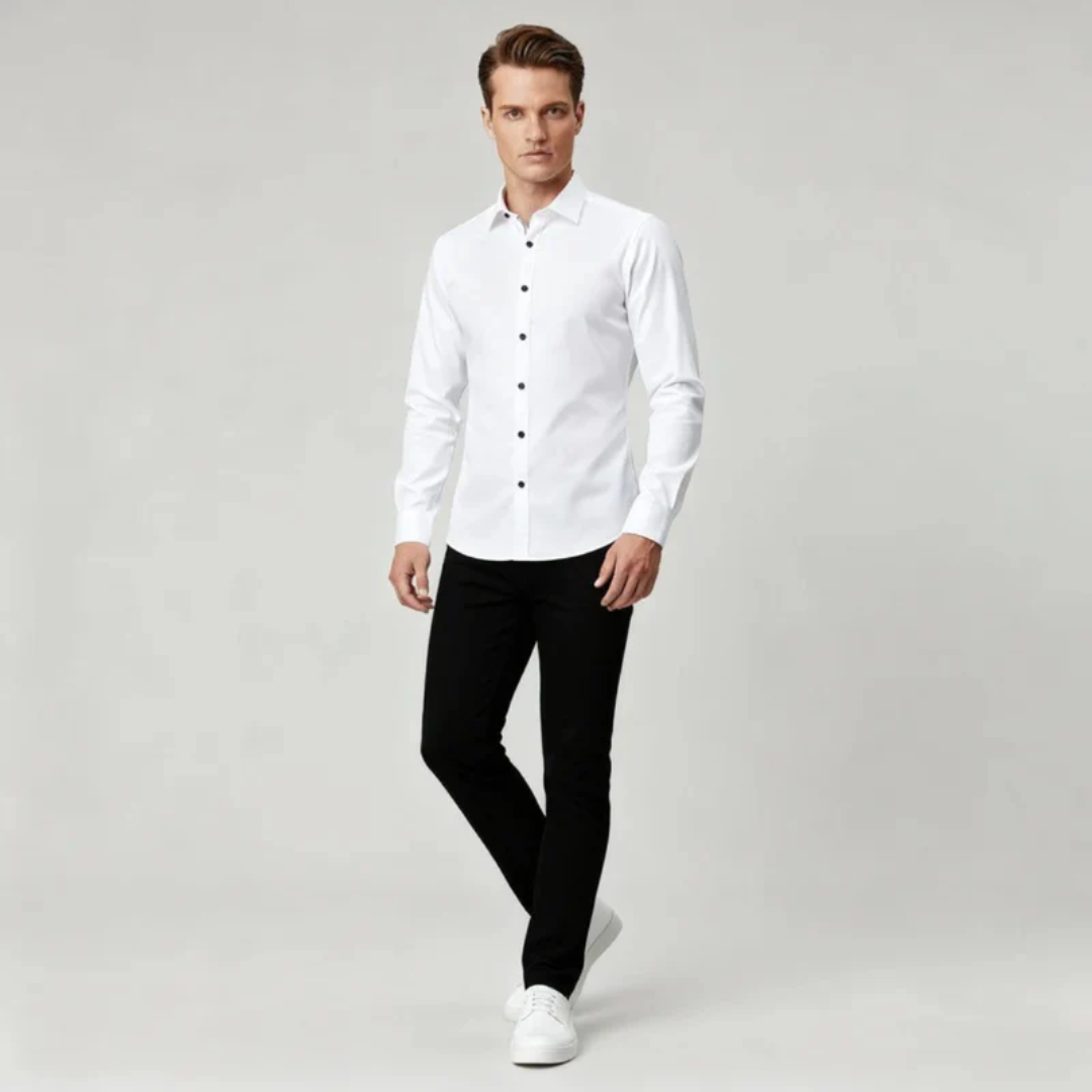 Dieter | Herren Hemd Schlicht Zeitloser Look