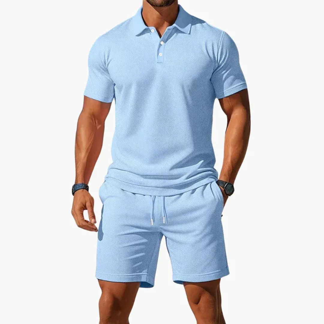 Dirk | Herren Sommer Set Poloshirt Shorts