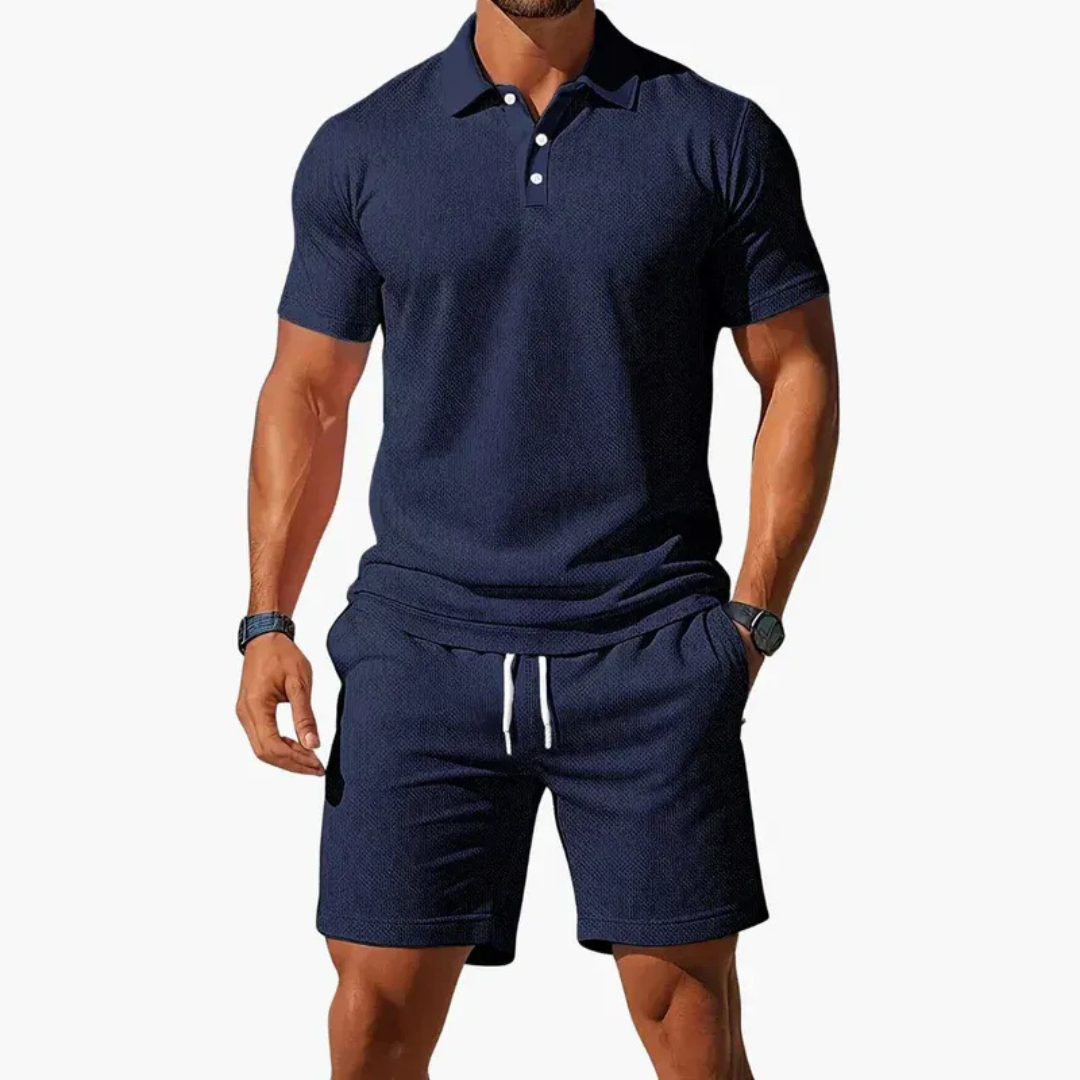 Dirk | Herren Sommer Set Poloshirt Shorts