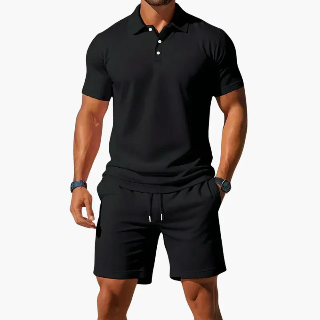 Dirk | Herren Sommer Set Poloshirt Shorts