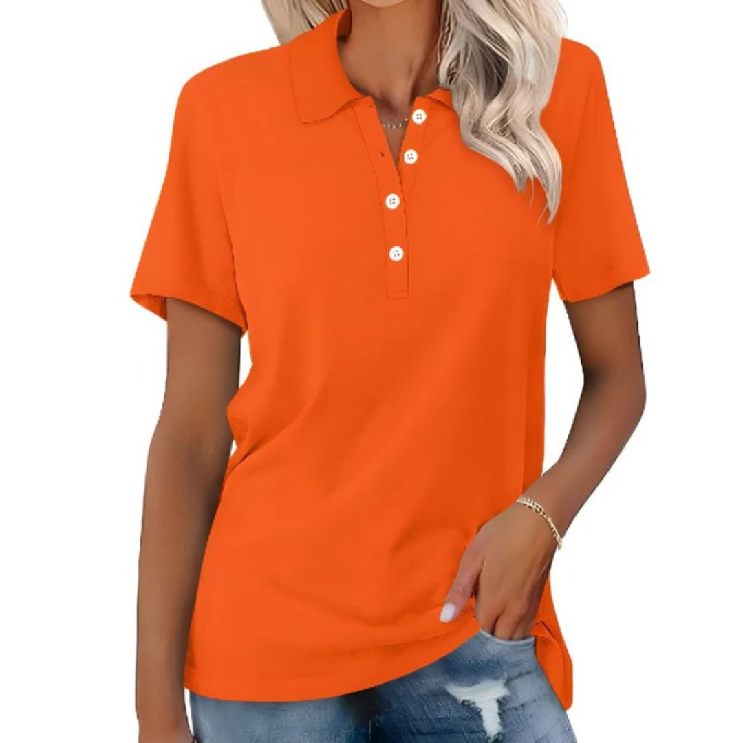 Dita | Damen Poloshirt Sommer Casual