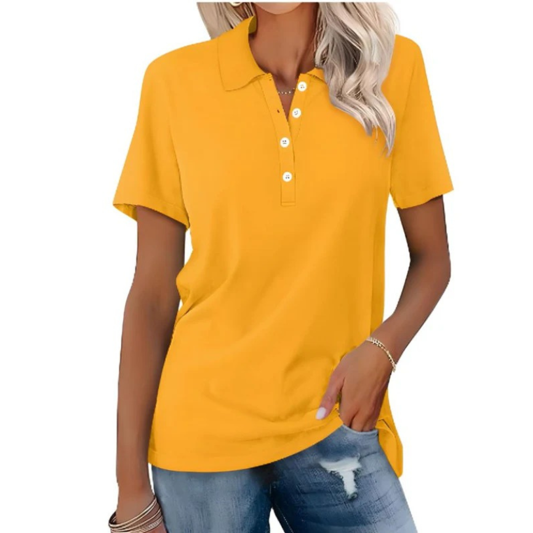 Dita | Damen Poloshirt Sommer Casual