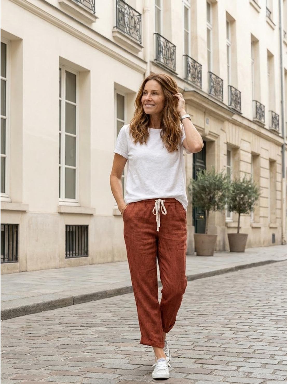 Dorina | Damen Kordelzug Hose Bequeme Passform