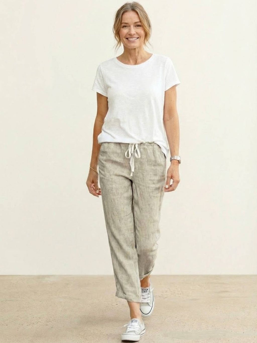 Dorina | Damen Kordelzug Hose Bequeme Passform