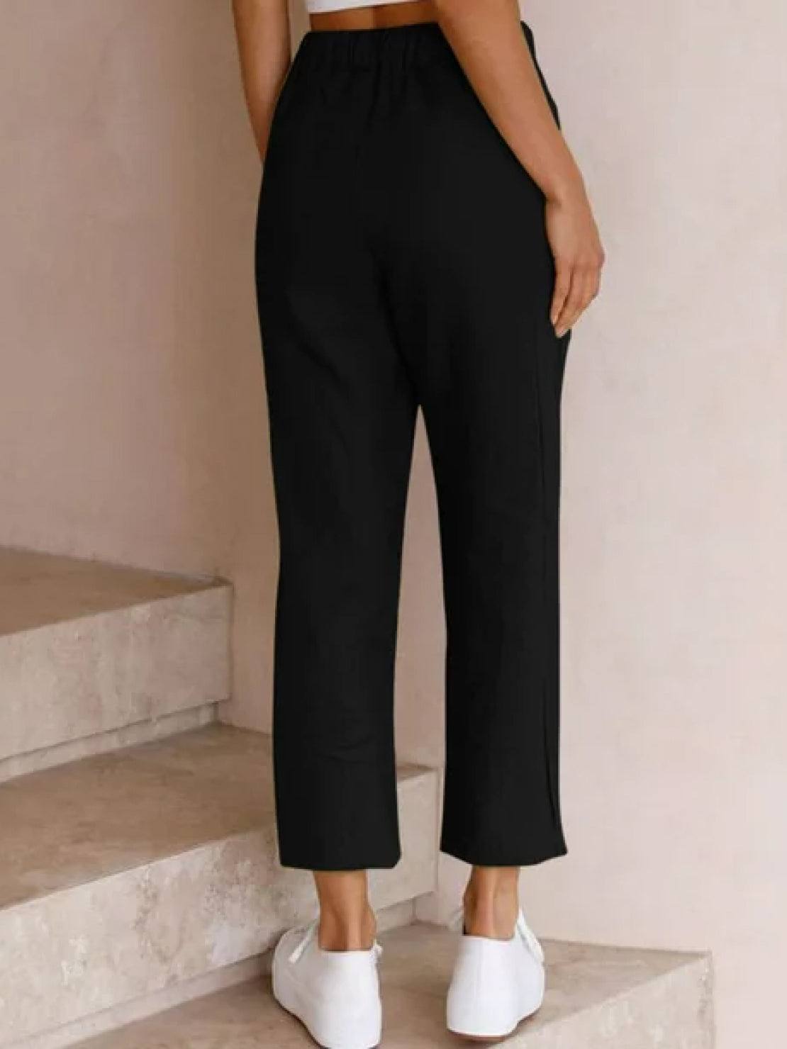 Dorina | Damen Kordelzug Hose Bequeme Passform