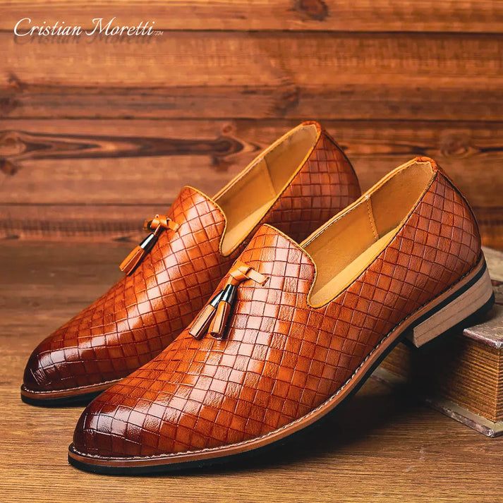 Herren Komfort Slip-On Loafer mit Absatz