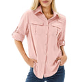 Sierra | Damen Outdoor Hemd mit UV-Schutz, Safari Shirt Langarm
