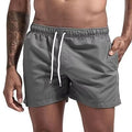 Kallo | Herren Badeshorts, Boardshorts mit Kordelzug Sommer