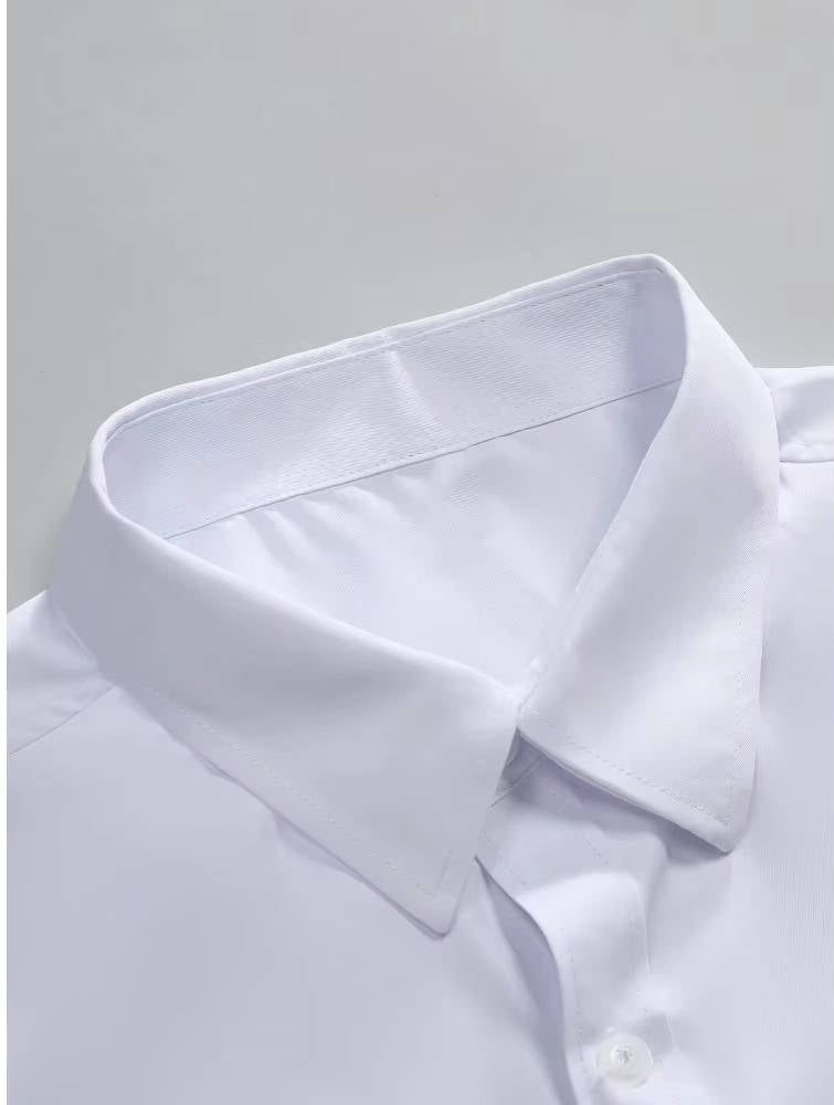 Herren Slim Fit Geschnitten Business Button Down Hemd
