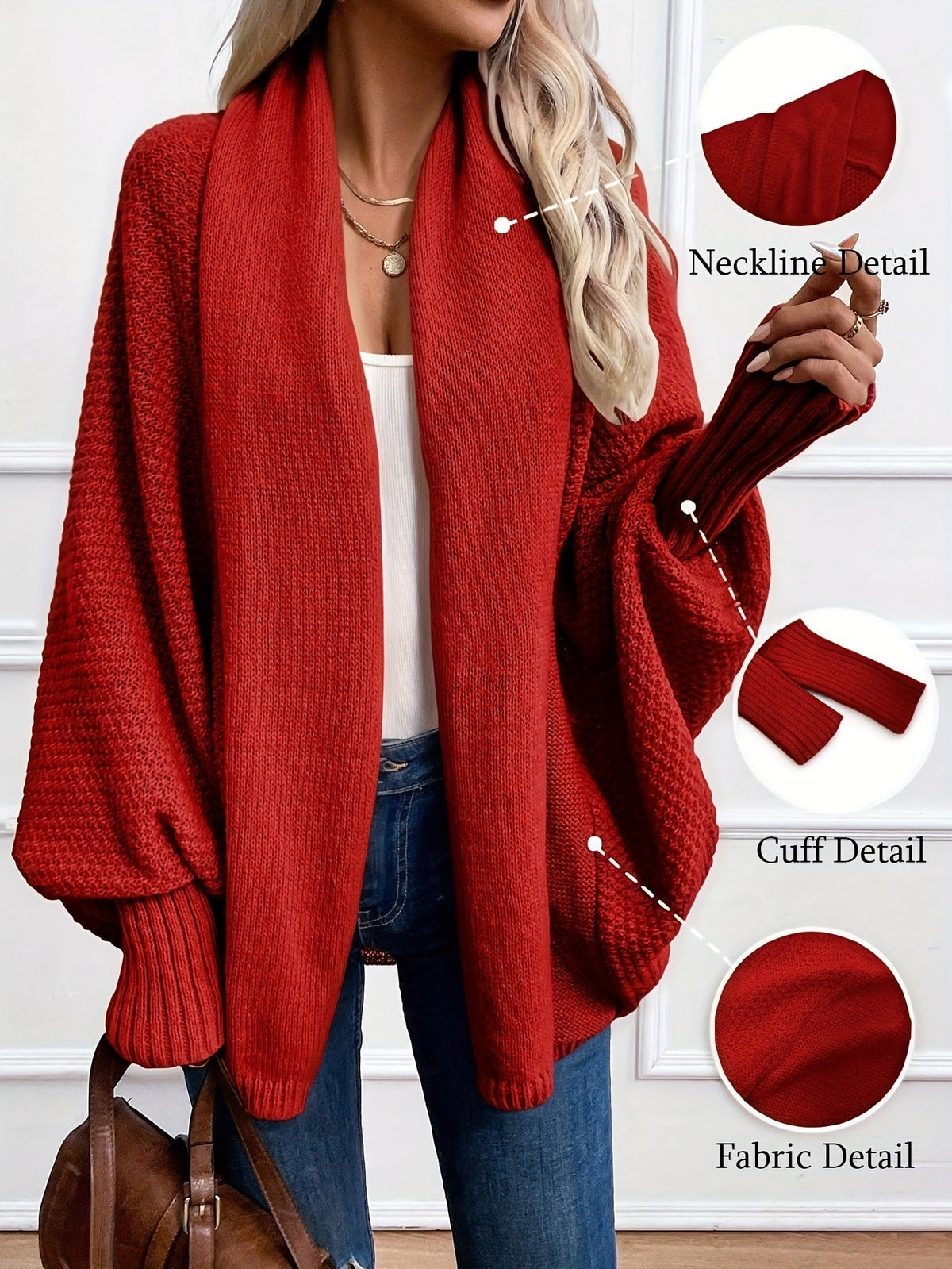 Clara | Drapierter Shawl-Collar Cardigan