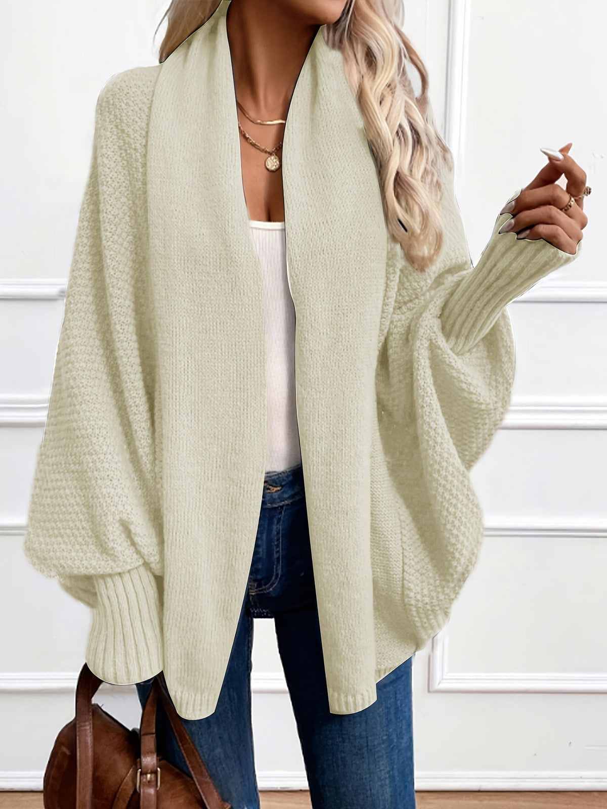 Clara | Drapierter Shawl-Collar Cardigan