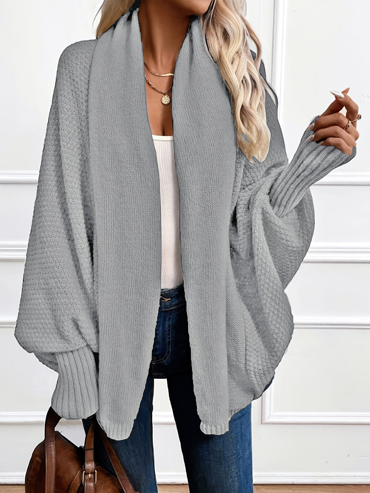 Clara | Drapierter Shawl-Collar Cardigan