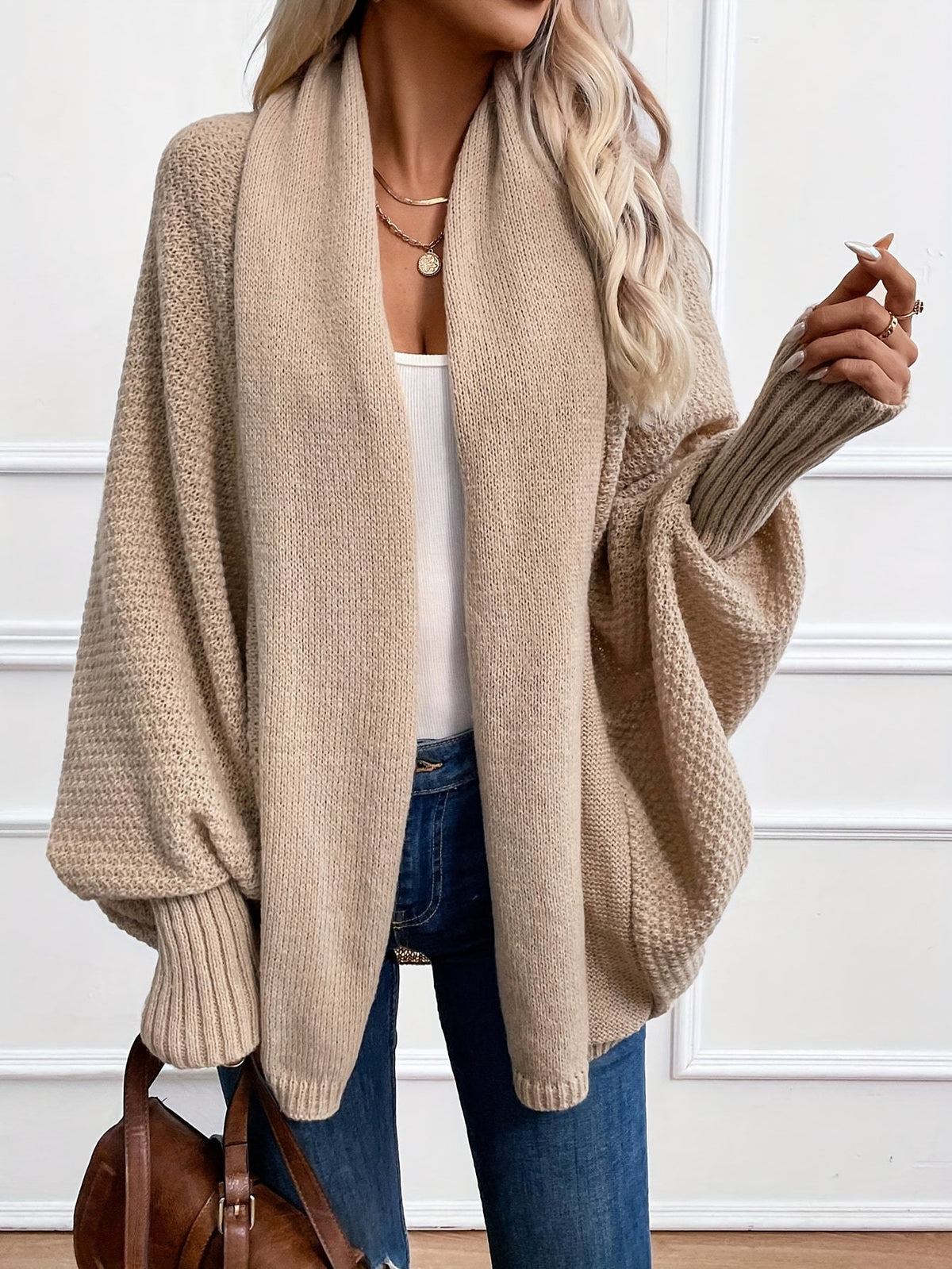 Clara | Drapierter Shawl-Collar Cardigan