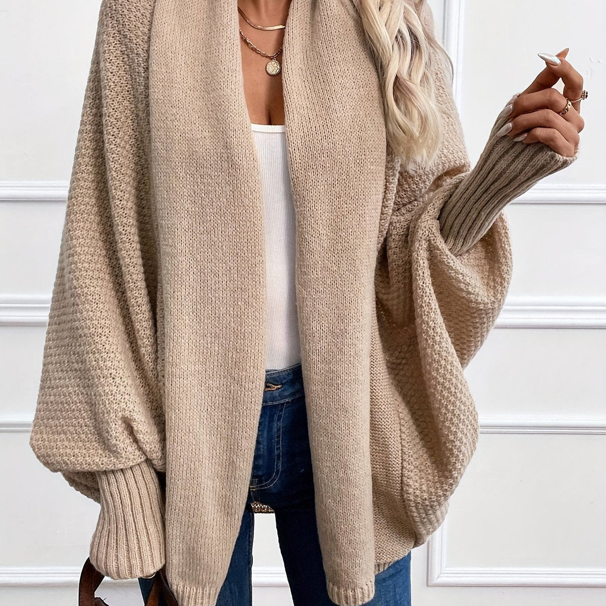 Clara | Drapierter Shawl-Collar Cardigan