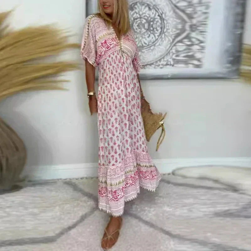 Felix | Dress | Boho Print Maxi Summer