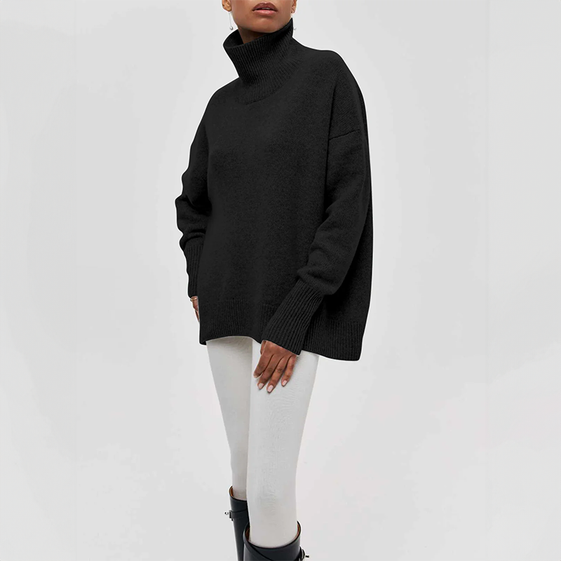 Amelia | Eleganter Strick-Dolcevita-Pullover