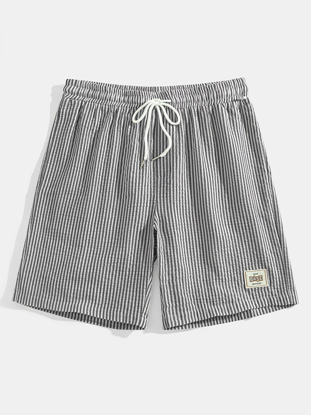Herren Casual Elastisch Taille Gestreift Sommer Shorts