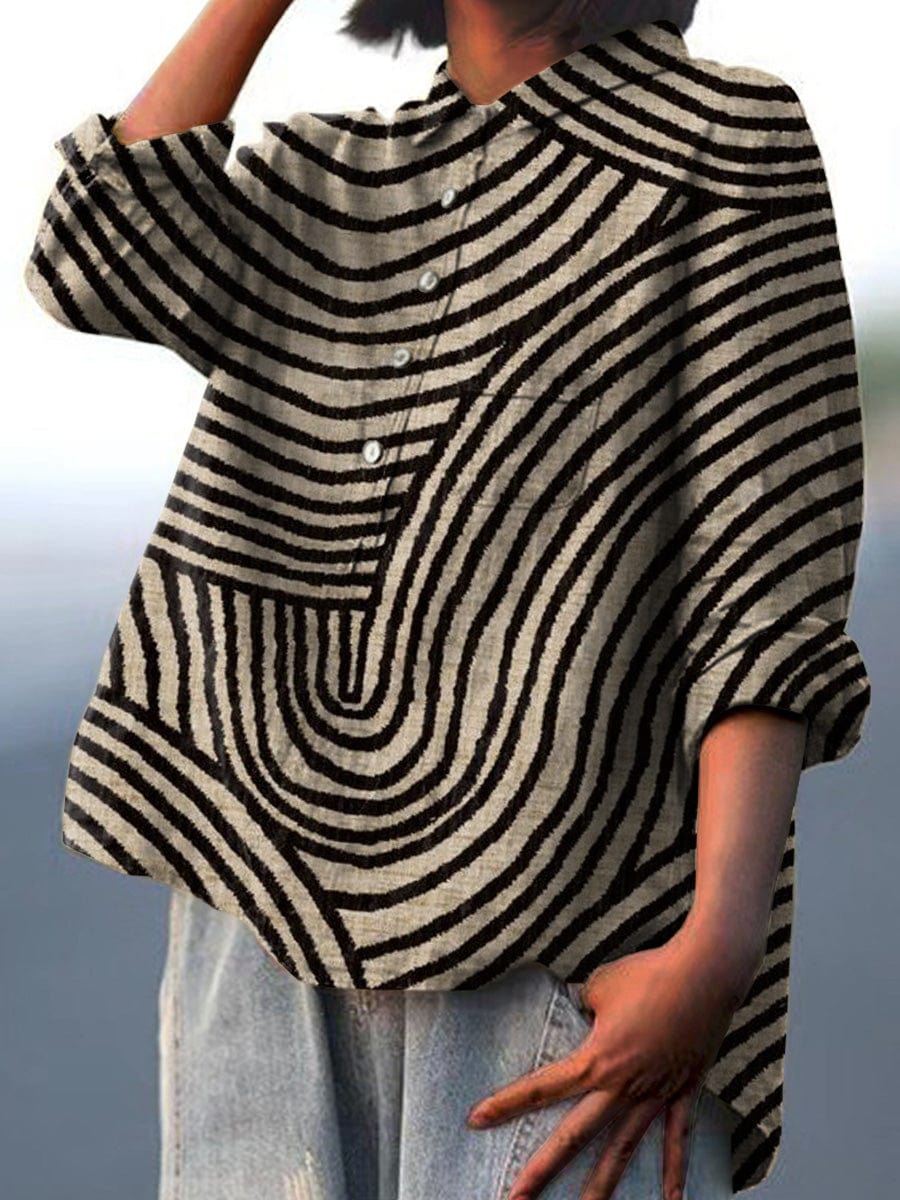 MELINA | ELEGANTE SOMMERBLUSE AUS LEINEN