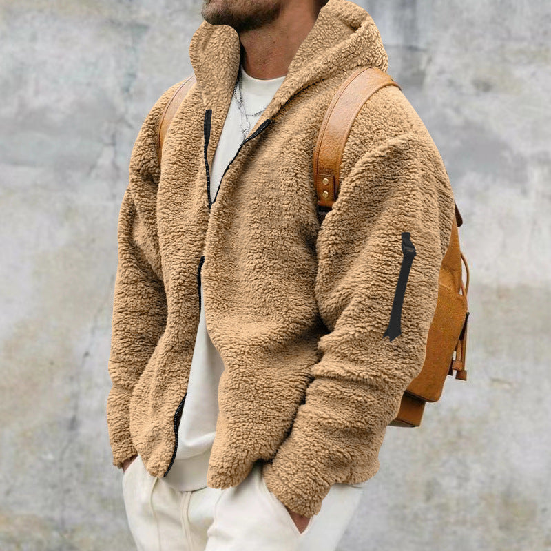 Drune - Doppelseitige Fleece Herren Jacke