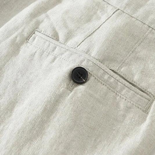 Edle Leinenhose für Herren im Barrel Fit für den Sommer