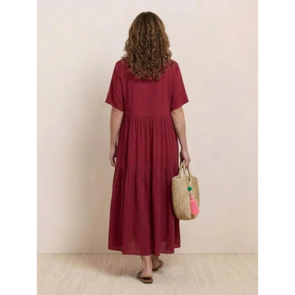 Ekaterina | Damen Sommerkleid Maxi Boho Modern