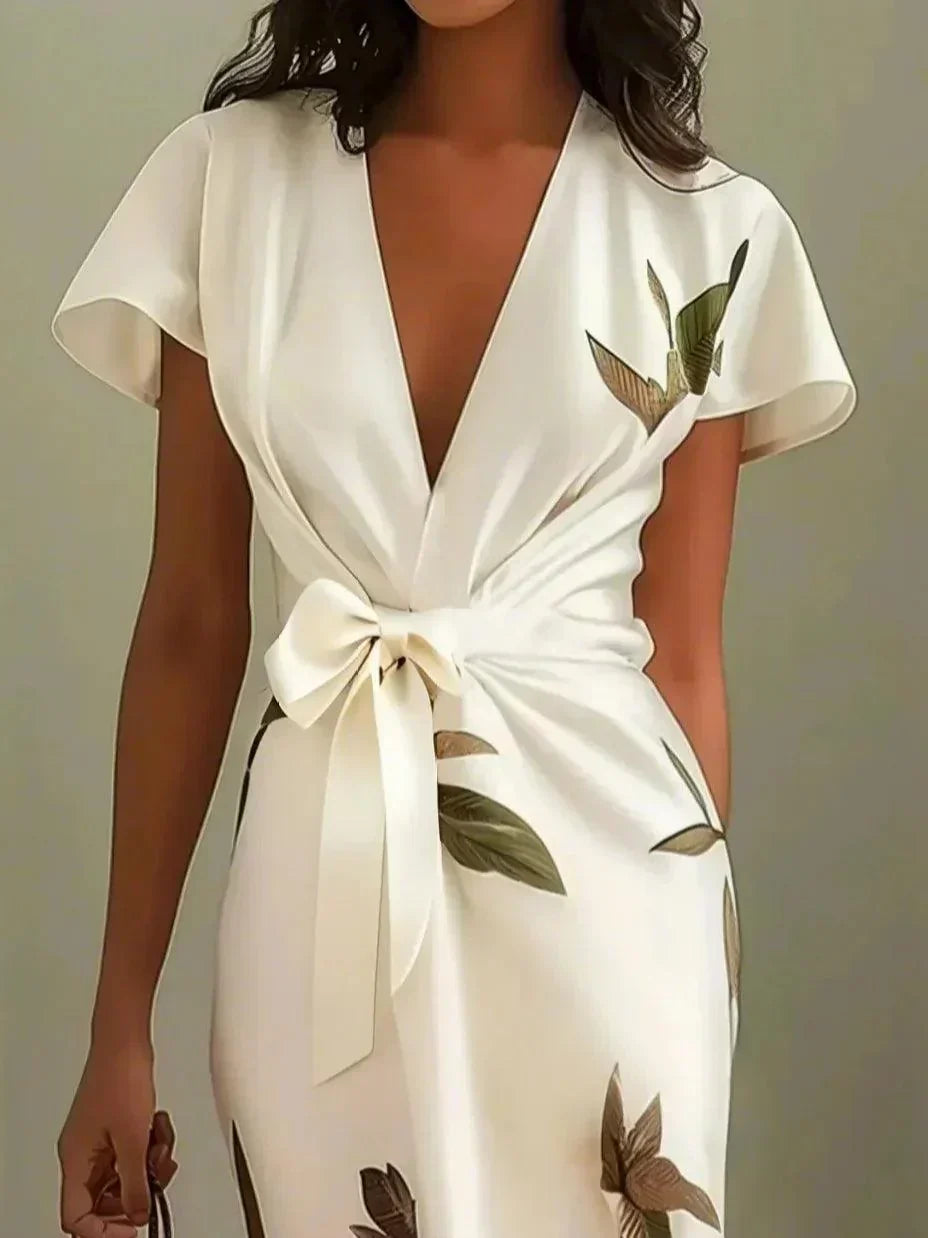 Fiona | Damen Elegantes Midikleid für Hochzeitsgäste