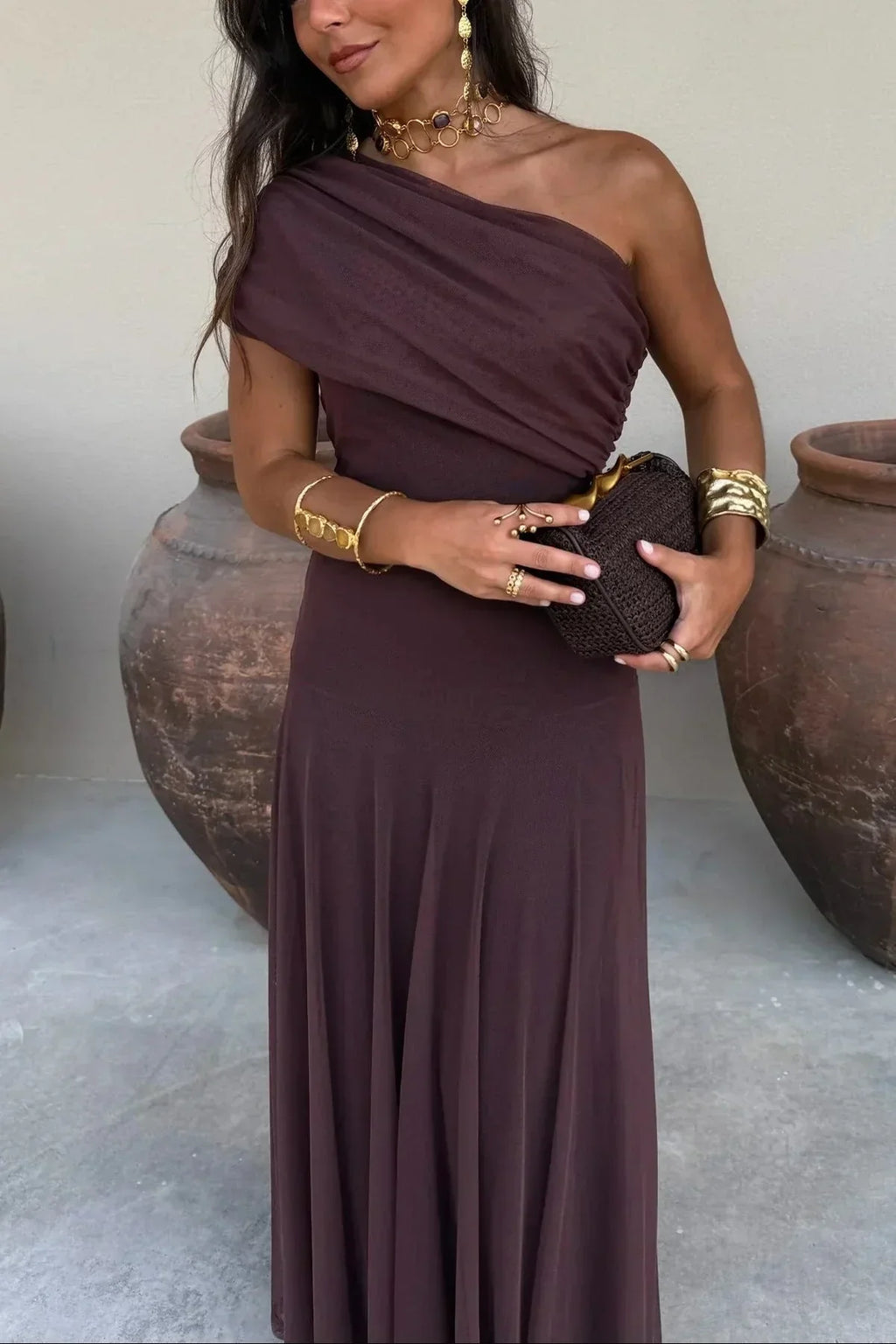 Luisa | Damen Elegantes Maxikleid für Hochzeitsgäste