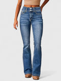 Sophia | Elegante Damen Jeans mit Schlag für Herbst