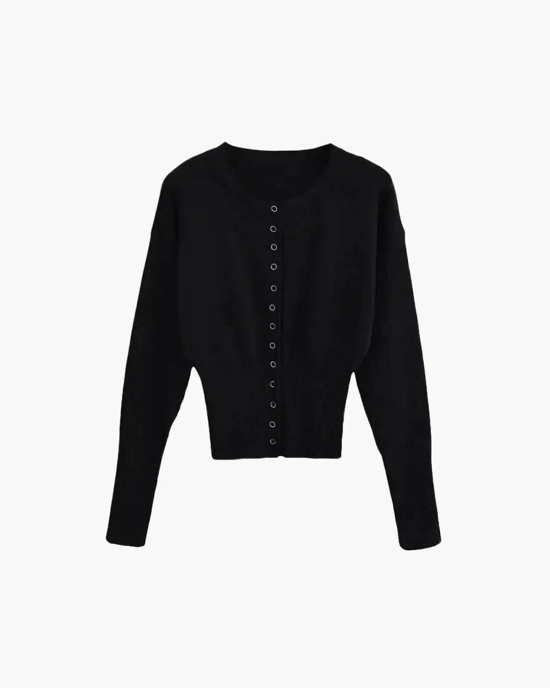 Pauline | Elegante Damen Strickjacke mit Rippenstruktur
