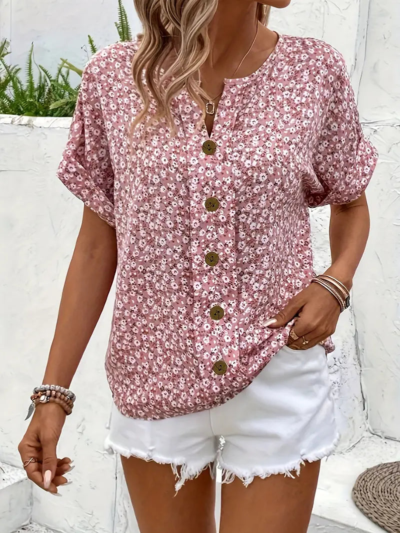 Charlotte | Elegante florale Bluse für den Sommer