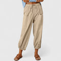 Clara | Elegante Kordelzug-Hose Linen pants