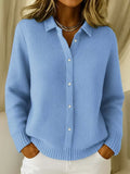 Mia | Elegante Longline Baumwoll Cardigan