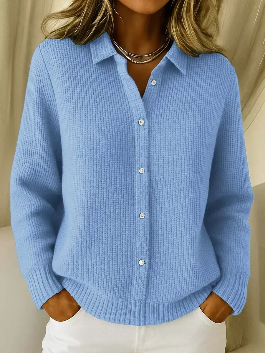 Mia | Elegante Longline Baumwoll Cardigan