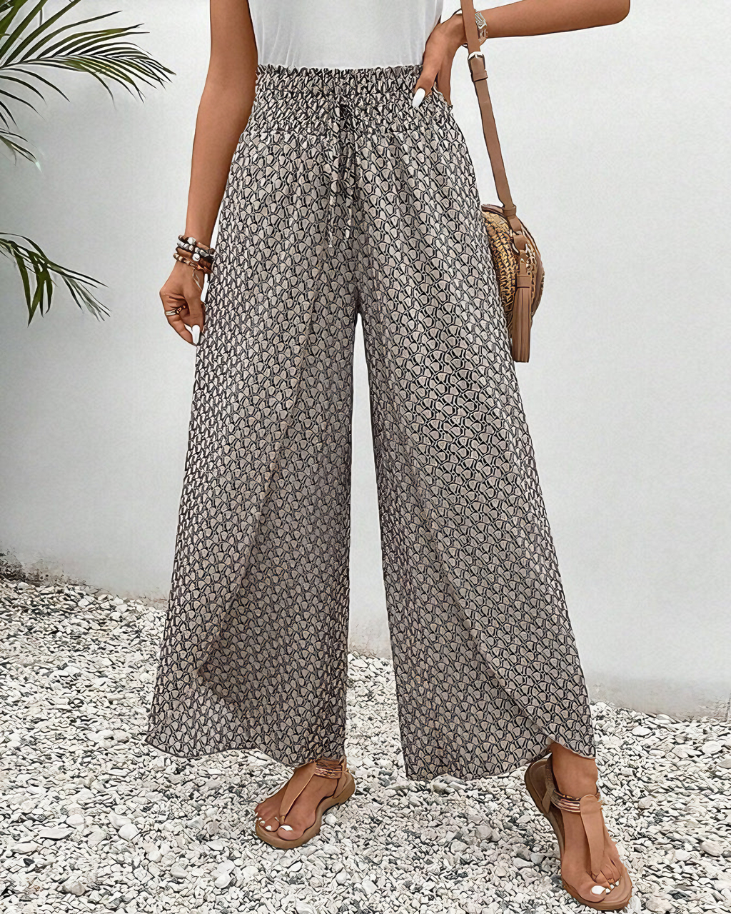 Laura | Elegante Luftige Weite Hose