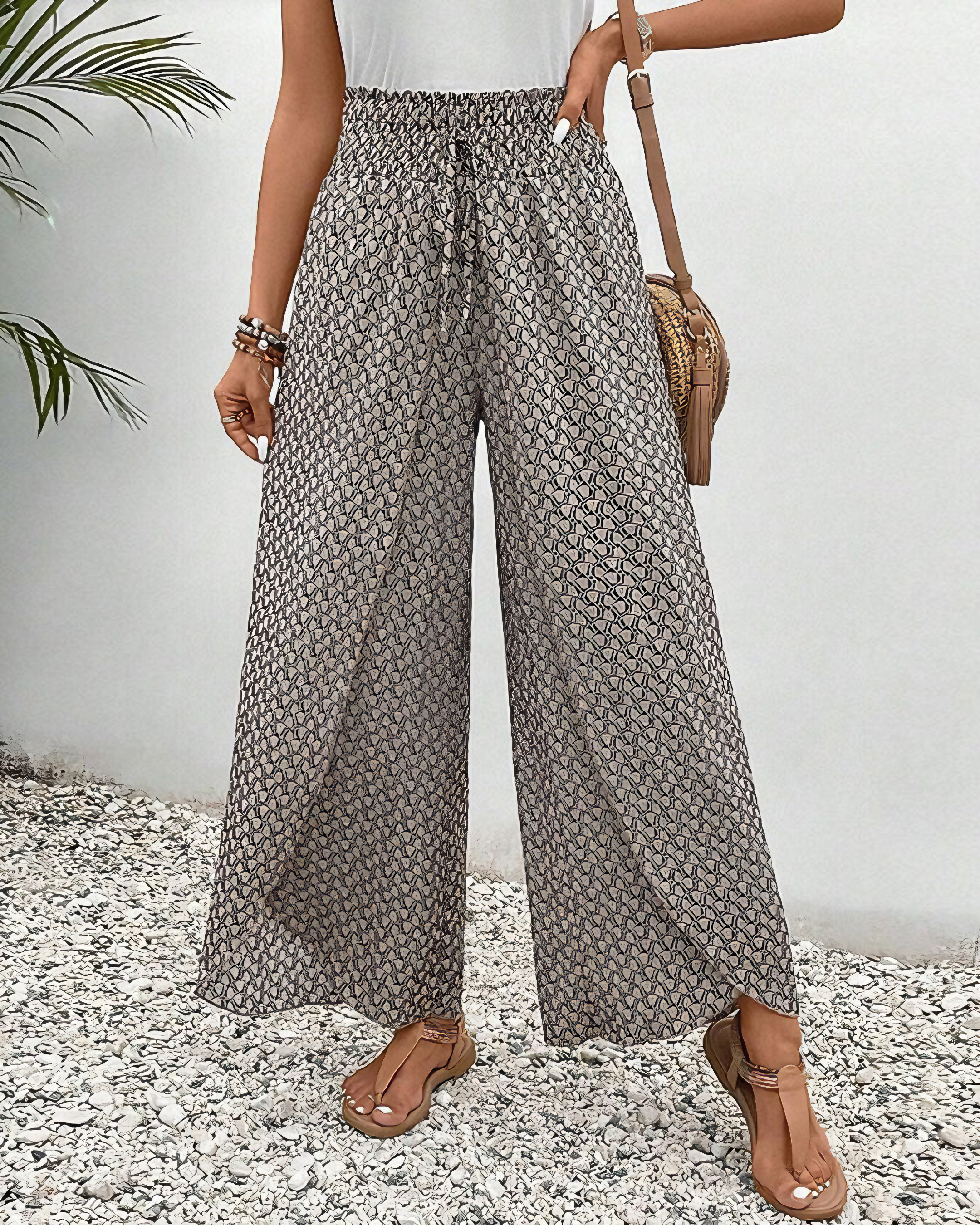 Laura | Elegante Luftige Weite Hose