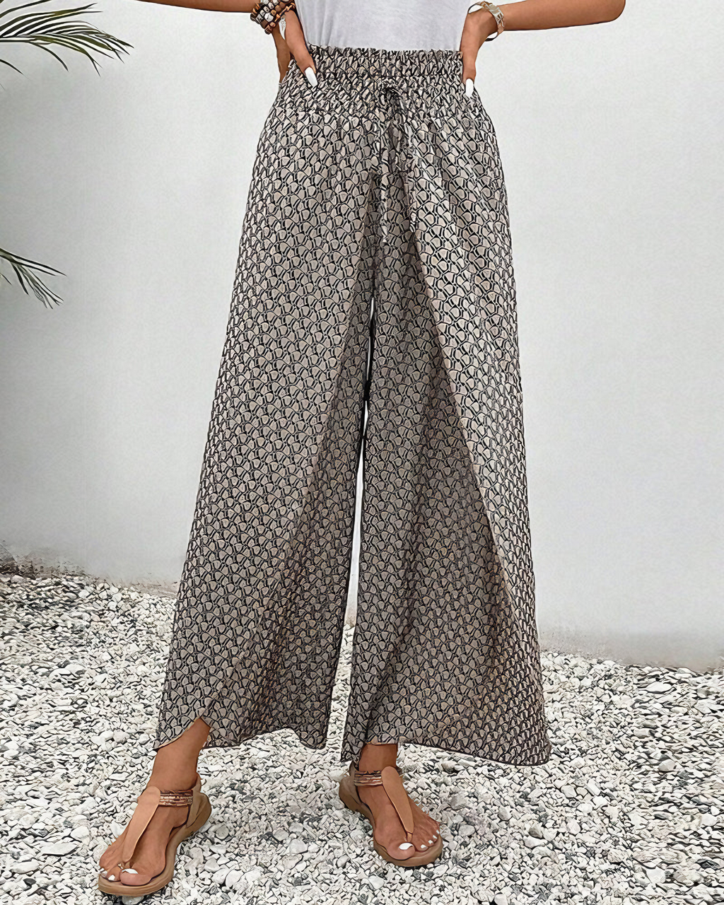 Laura | Elegante Luftige Weite Hose