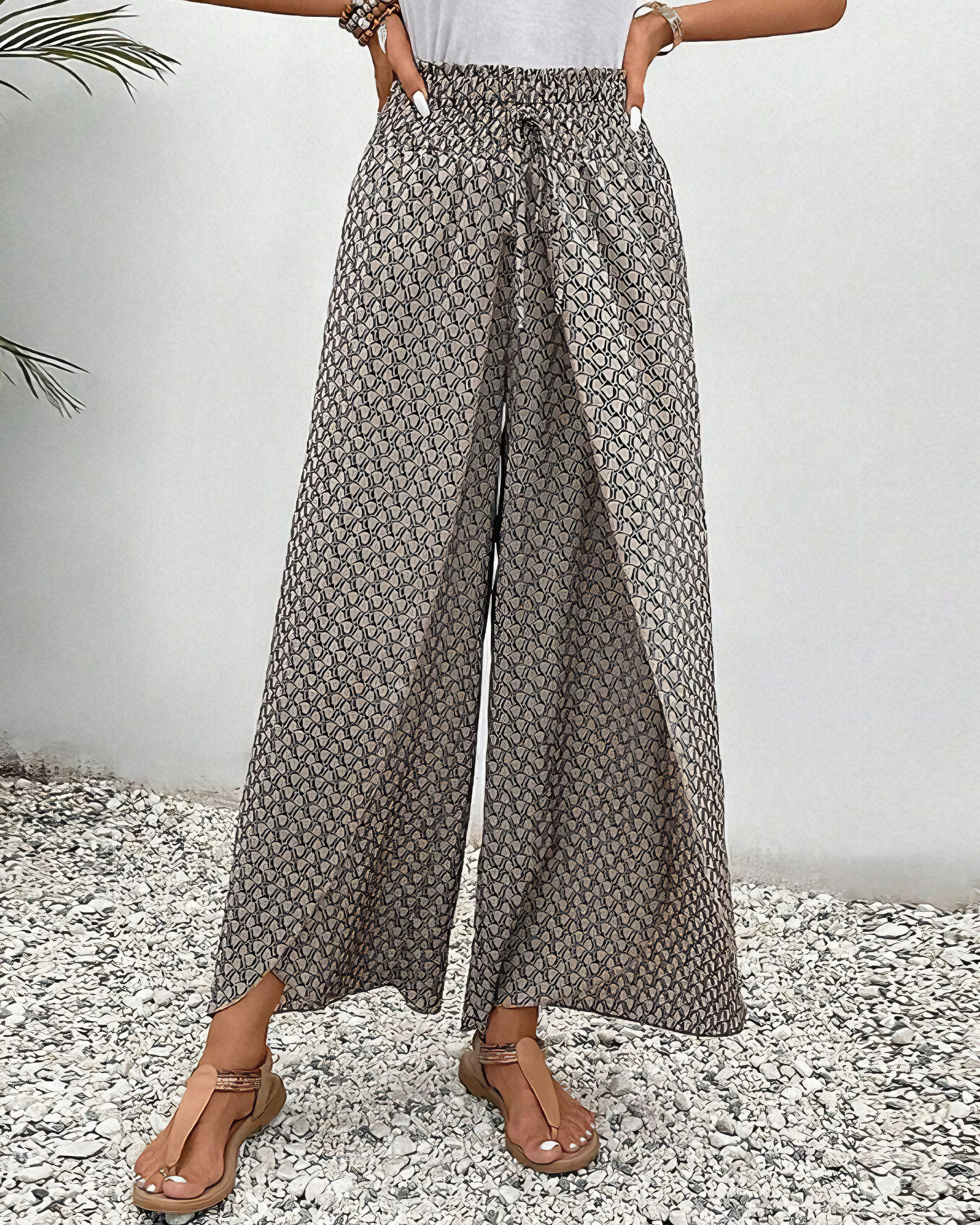 Laura | Elegante Luftige Weite Hose
