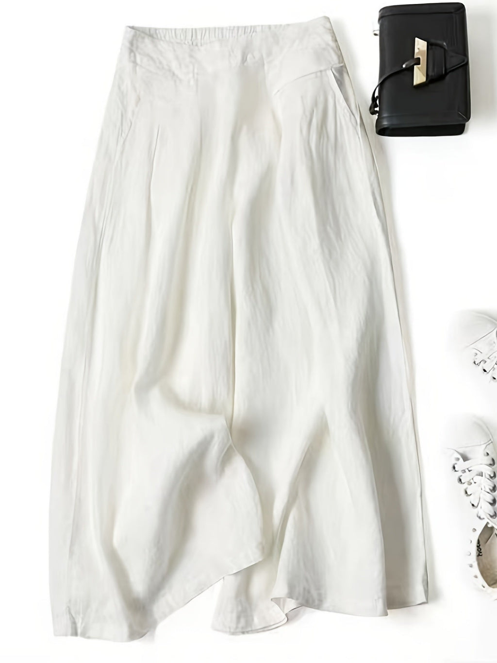 Klara | Elegante Weitbein-Hosen im Vintage-Stil