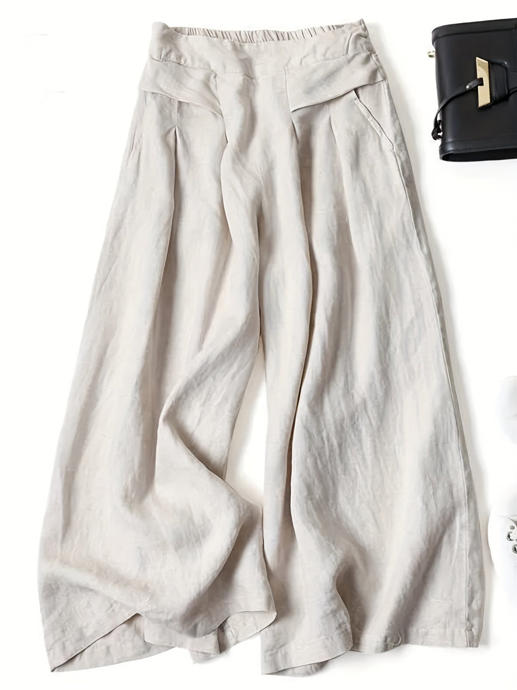 Klara | Elegante Weitbein-Hosen im Vintage-Stil