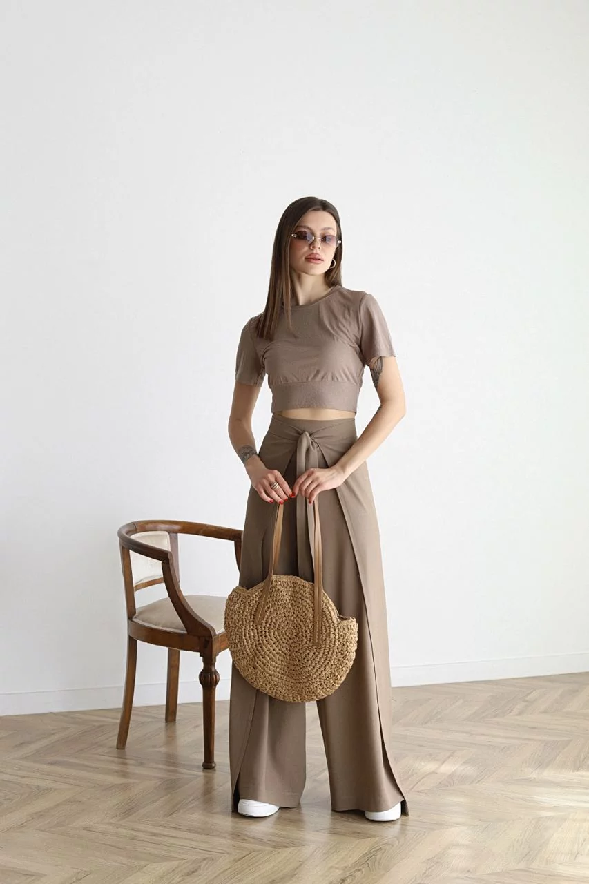 Lea | Elegante Weite Leinenhosen