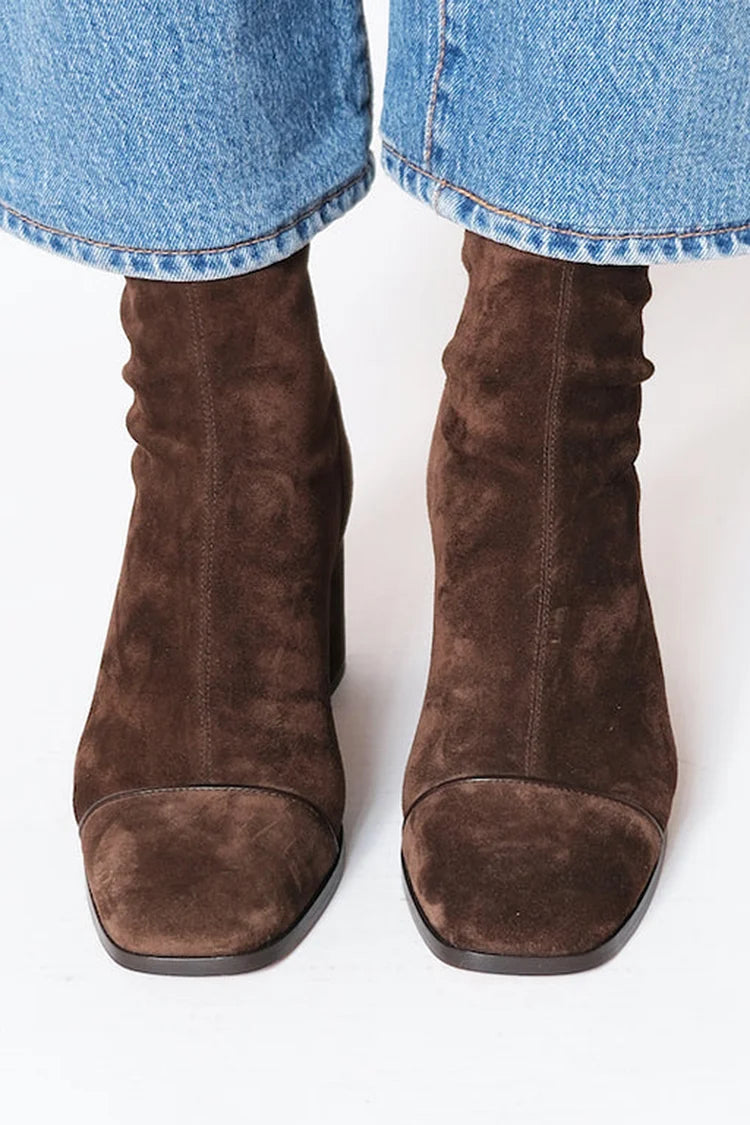 Katharina | Elegante Wildleder Stiefel für Damen im Herbst