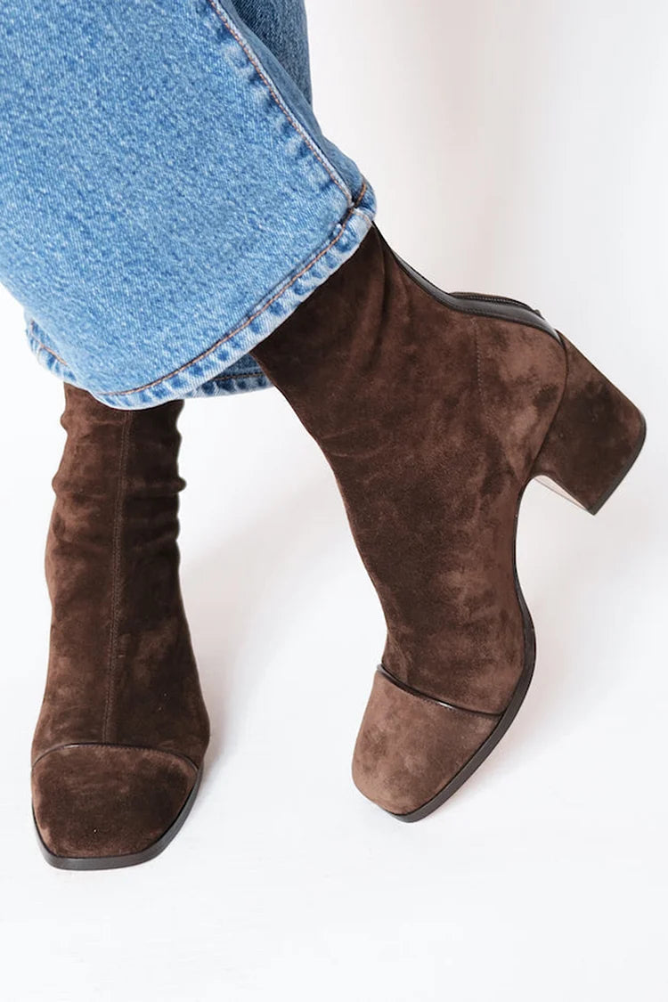 Katharina | Elegante Wildleder Stiefel für Damen im Herbst
