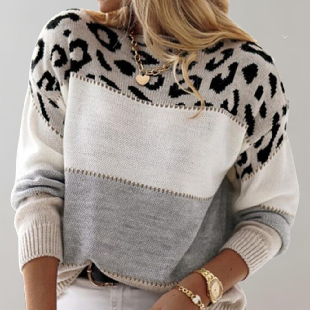 Anna | Eleganter Damen Pullover mit Muster