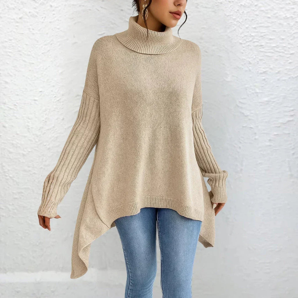 Leni | Eleganter Damen Rollkragen Pullover für den Alltag