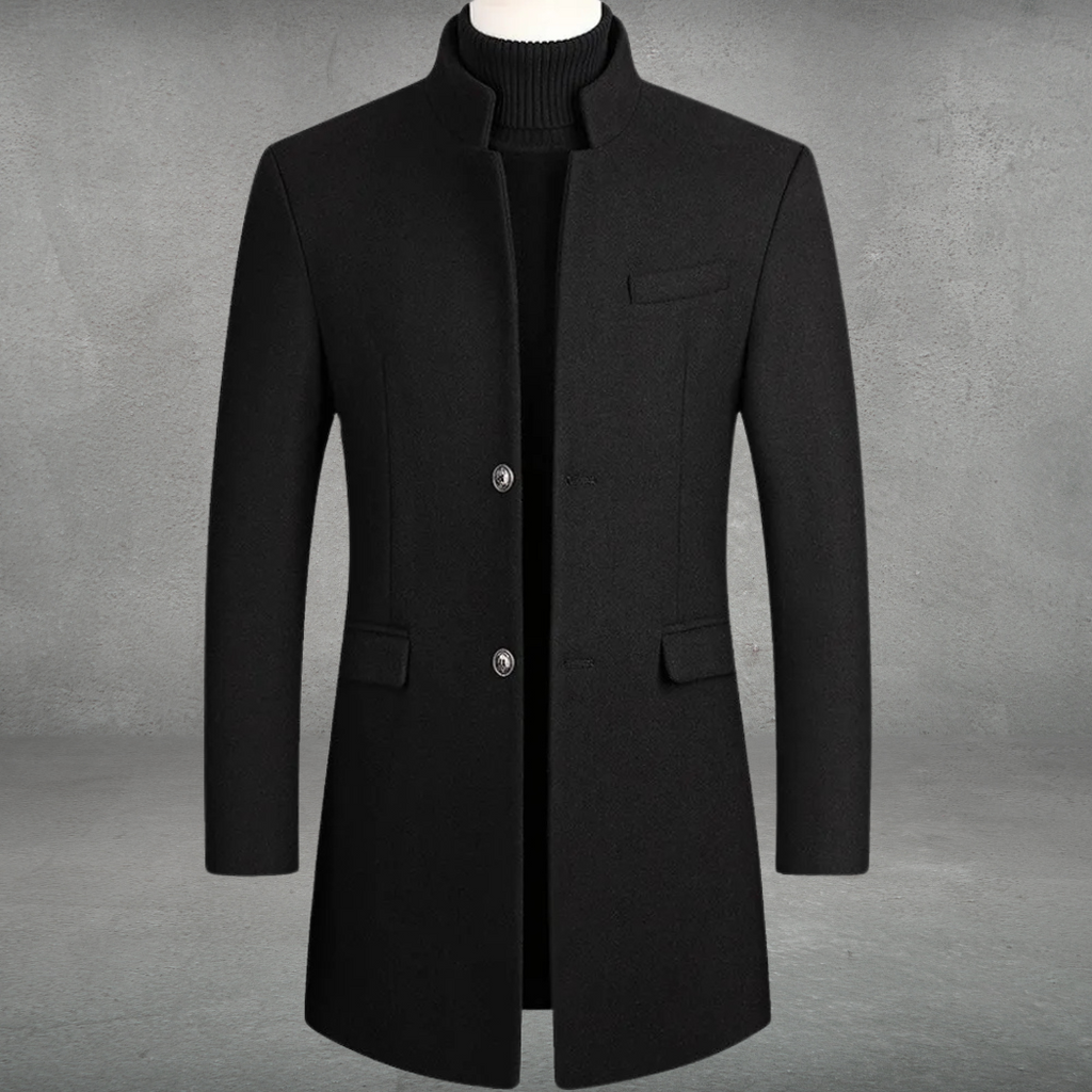 Niklas | Eleganter Herrenmantel aus Wollmischung für Herbst